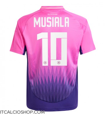 Germania Jamal Musiala #10 Seconda Maglia Europei 2024 Manica Corta
